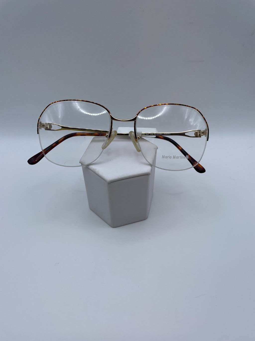 Mario Martinelli Brand MM Mindy Model 54 Eye G/Demi Amber NEW