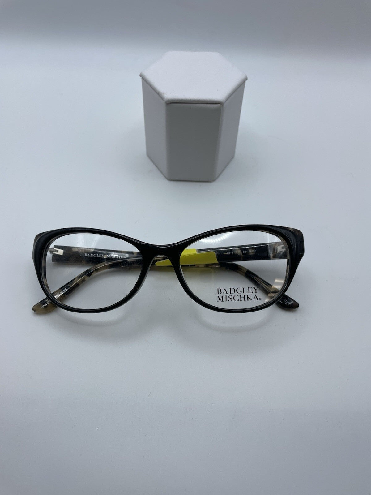 Badgley Mischka Brand Dora Model 52 Eye Ebony NEW