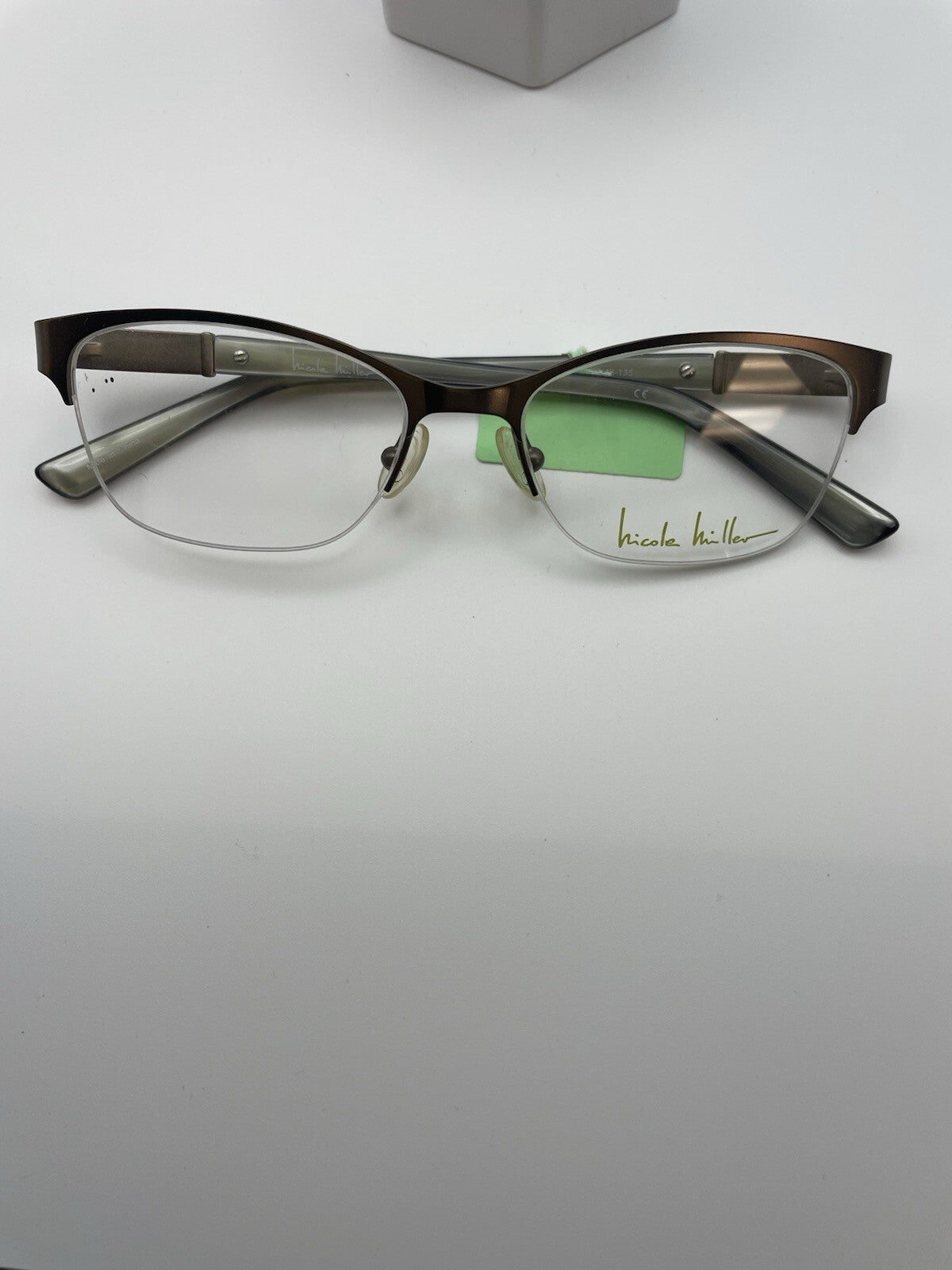Nicole Miller Brand Grove Model 49 Eye Brown NEW