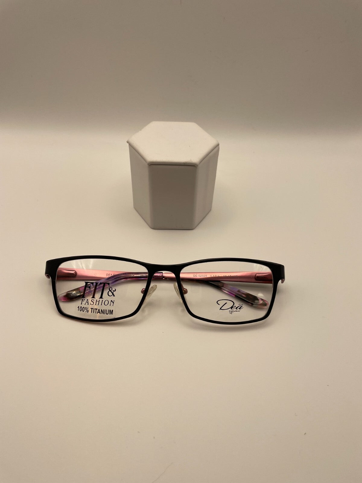 Dea Eyewear Brand DE-02025 ILARIA Model 55 Eye Pink NEW