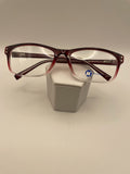 Modern Optical Brand Balance Model 56 Eye Burgundy Fade NEW