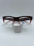 Modern Optical Brand Parallel Model 53 Eye Burgundy Fade NEW