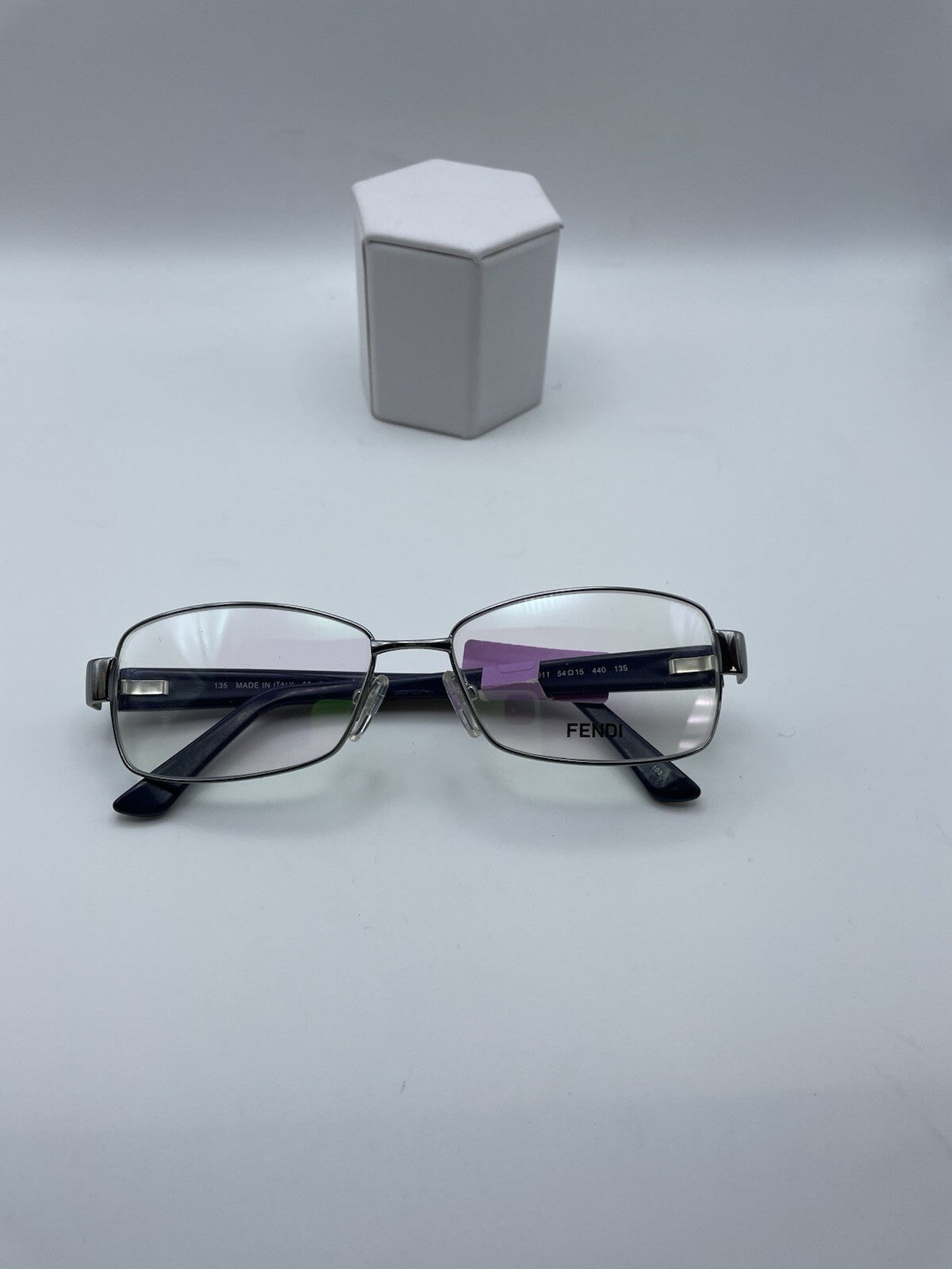 FENDI Brand F911 Model 54 Eye Silver BlueColor NEW