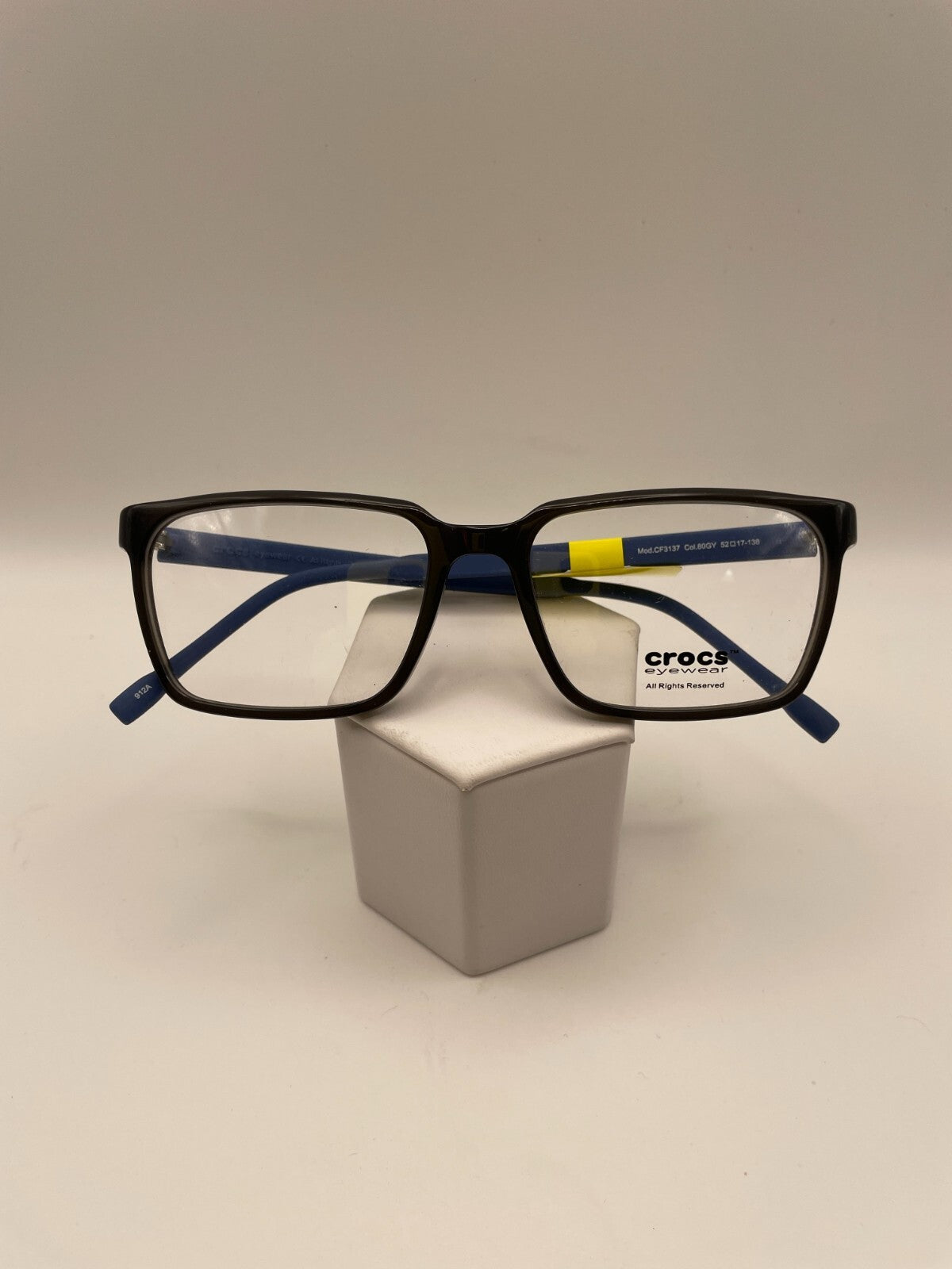 CROCS Eyewear Brand CF3137 Model 52 Eye Gray NEW