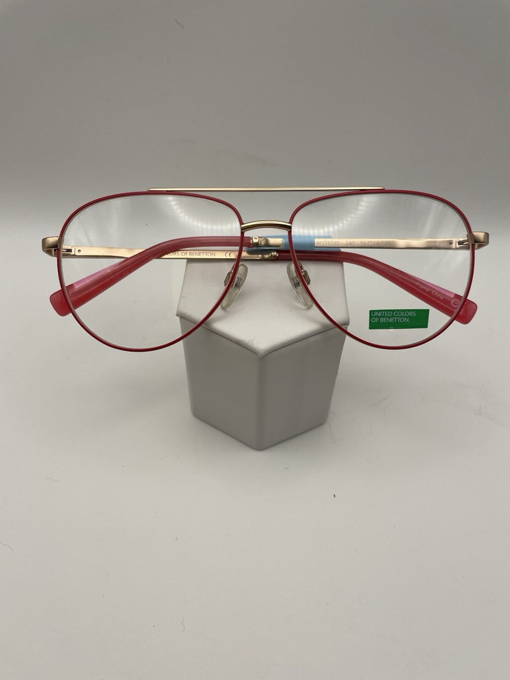 United Colors Of Benetton Brand BEO3030 Model 56 Eye Pink NEW