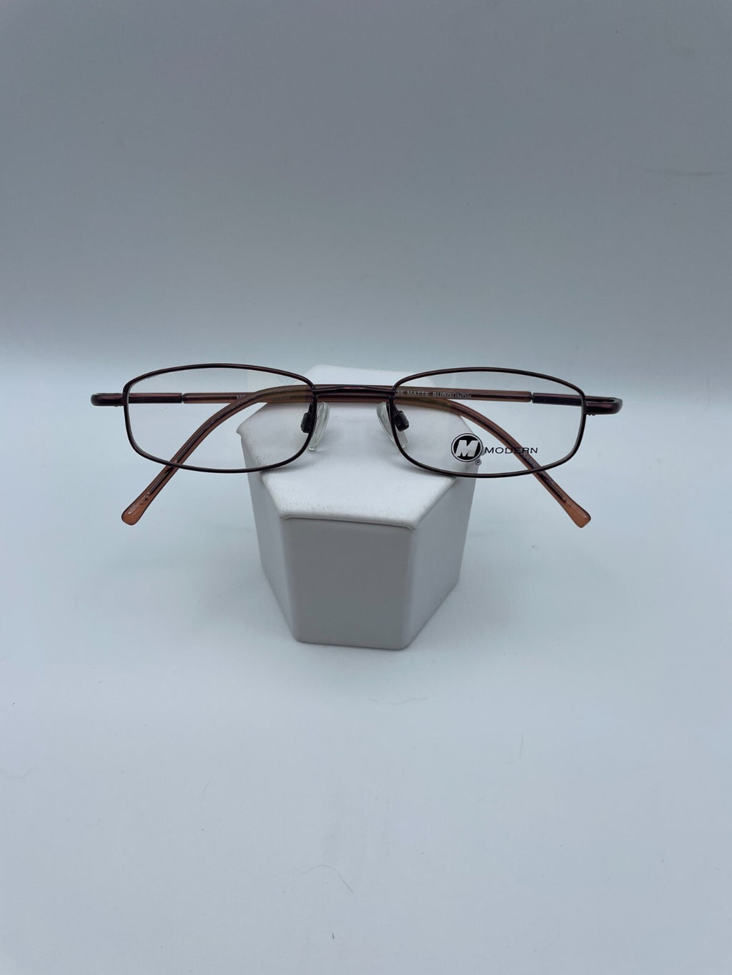 Modern Optical Brand Ninja Model 46 Eye Burgundy NEW