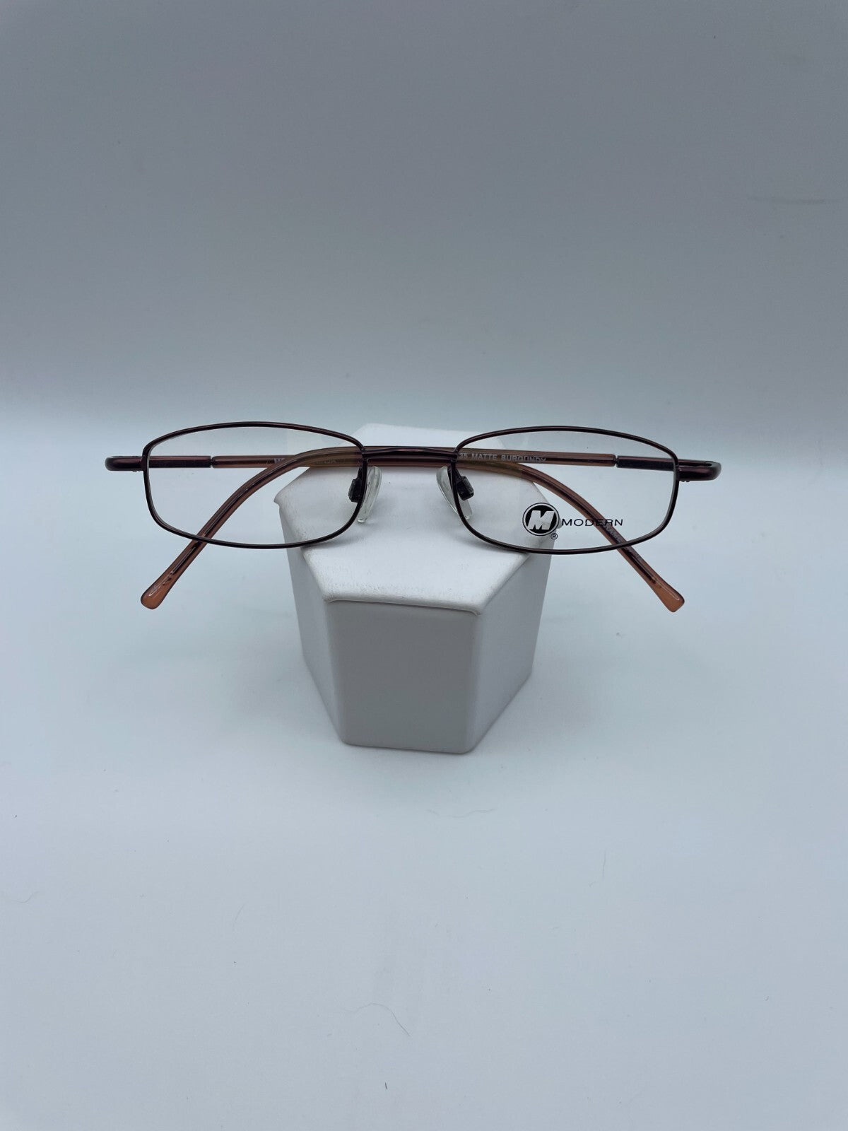 Modern Optical Brand Ninja Model 46 Eye Burgundy NEW