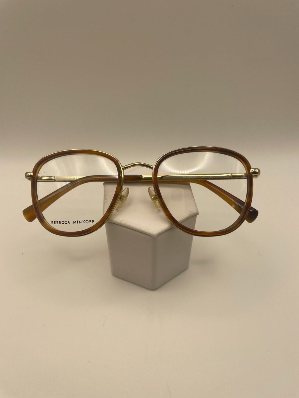 Rebecca Minkoff Brand Bessie 2/G Model 51 Eye Beige/Gold NEW