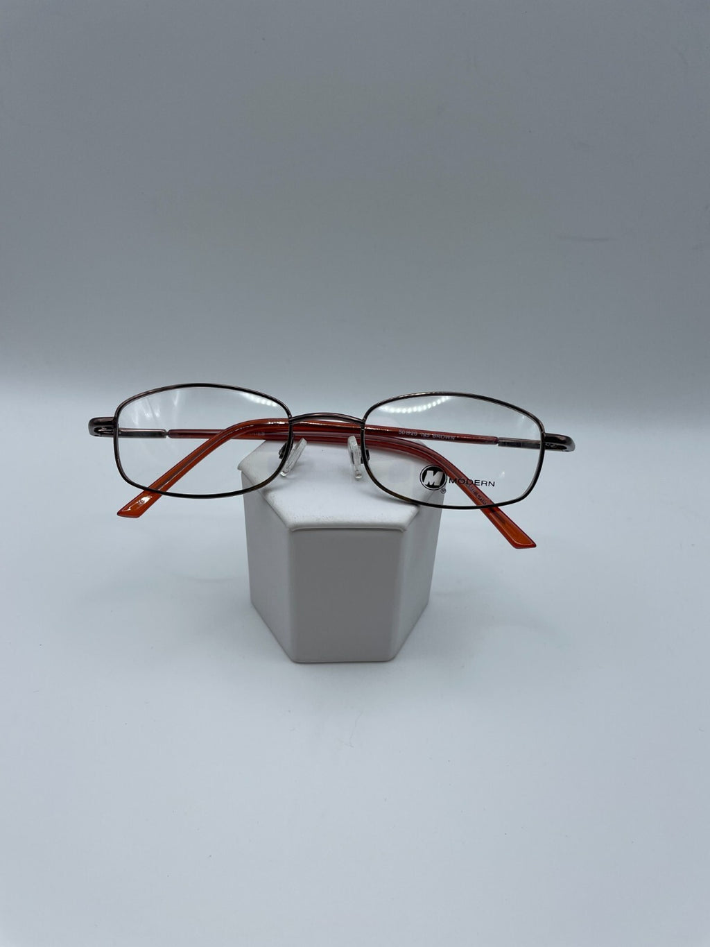 Modern Optical Brand Aries Model 50 Eye Brown NEW