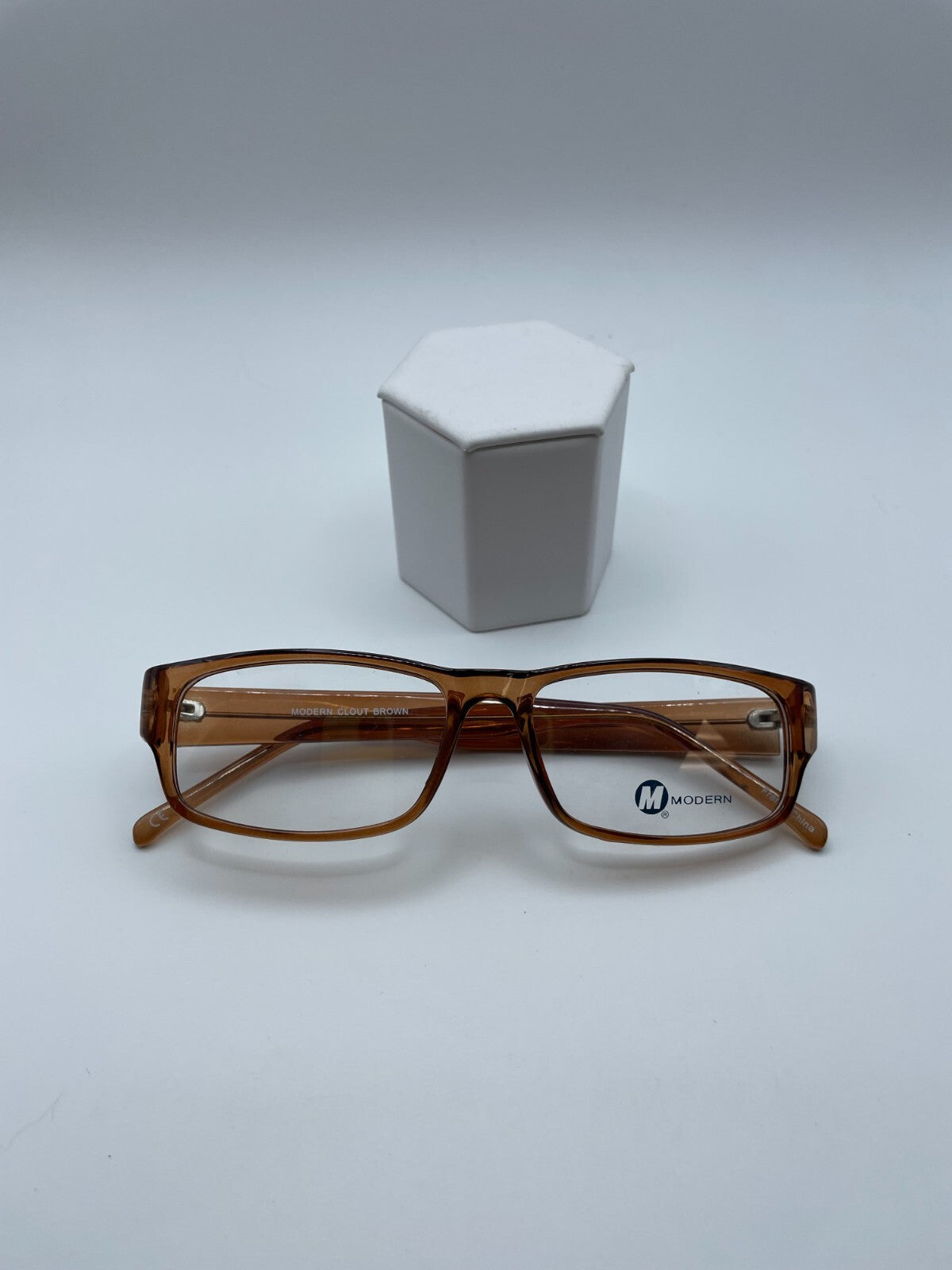 Modern Optical Brand Clout Model 53 Eye Brown NEW