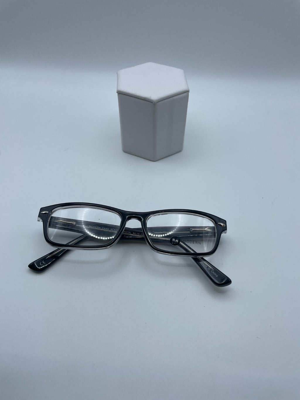 Modern Optical Brand Care Model 44 Eye Blk/Crystal NEW