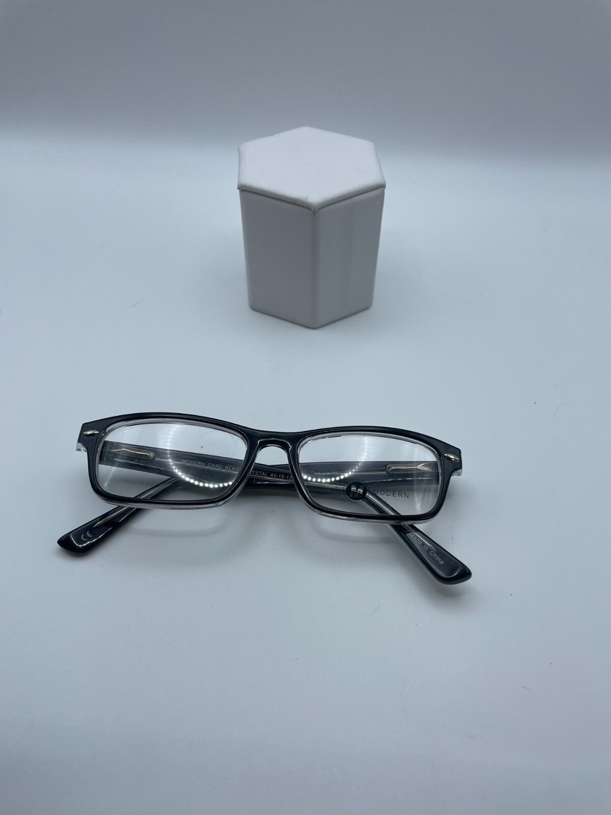 Modern Optical Brand Care Model 44 Eye Blk/Crystal NEW