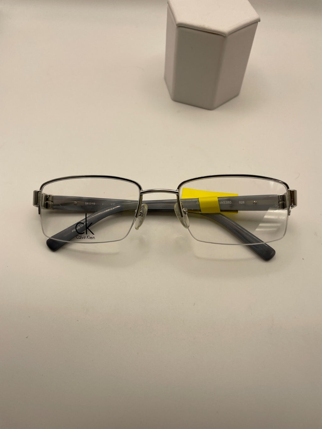 Calvin Klein Brand CK5380 Model 54 Eye Silver NEW