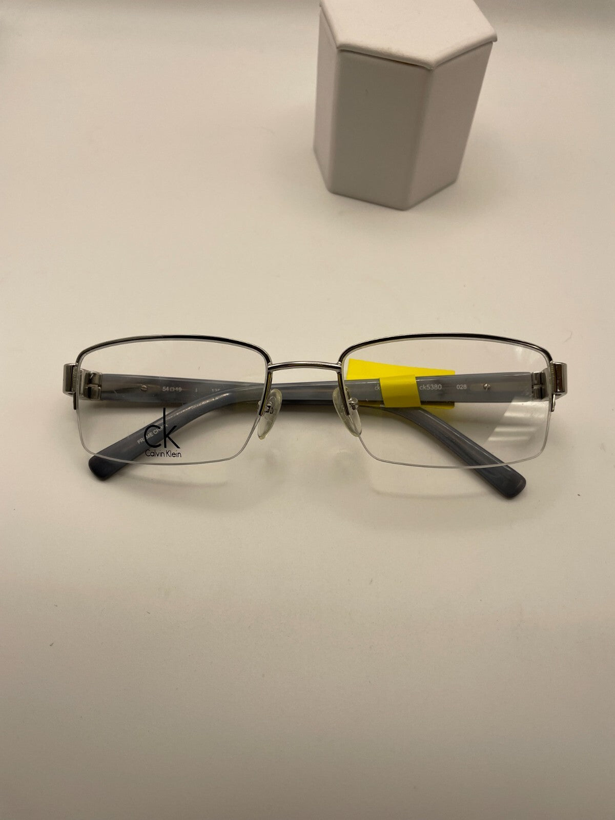 Calvin Klein Brand CK5380 Model 54 Eye Silver NEW