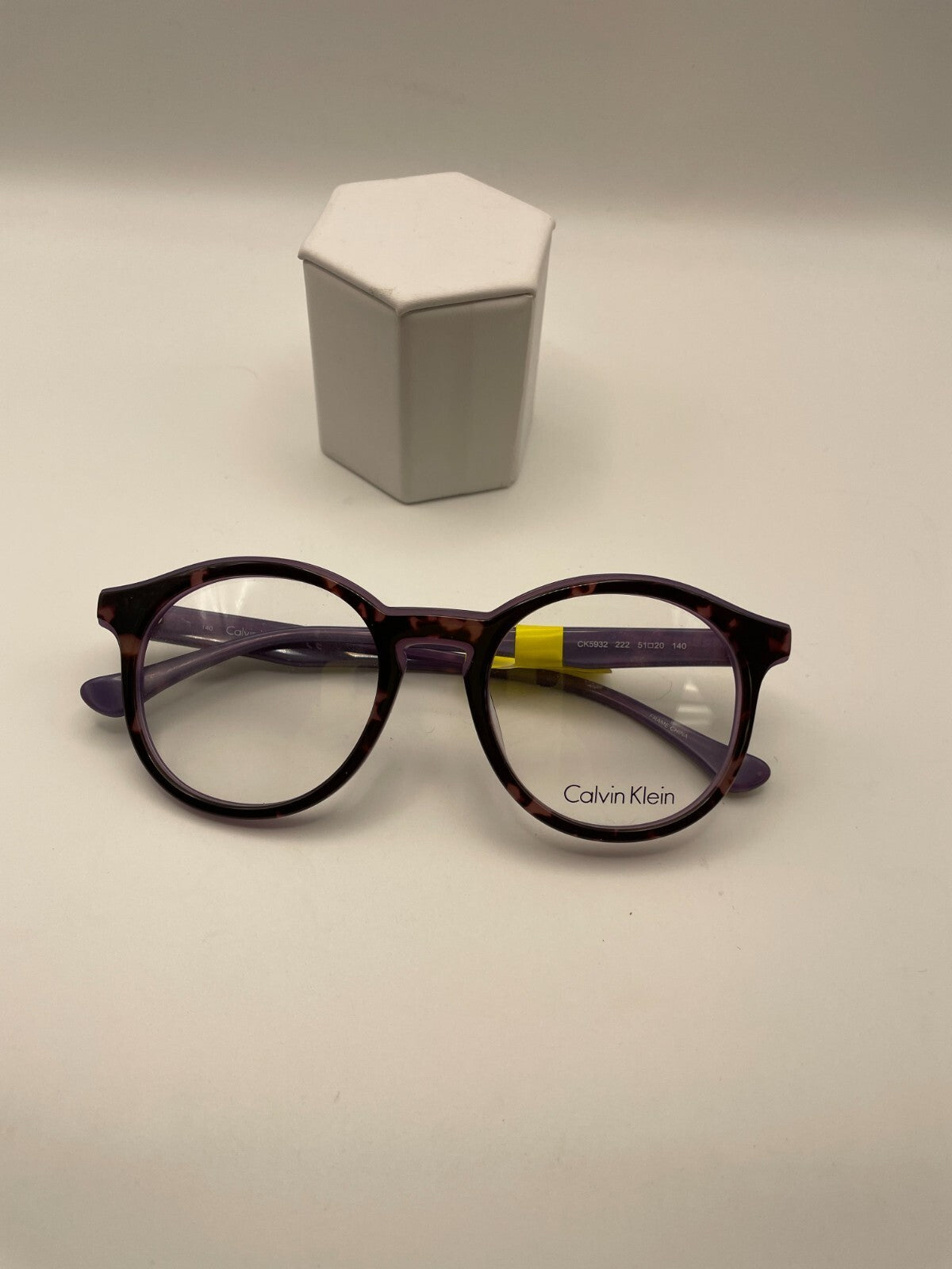 Calvin Klein Brand CK5932 Model 51 Eye Purple Tort NEW