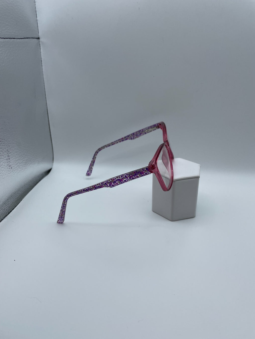 Modern Optical Brand Symbolic Model 54 Eye Purple Crystal NEW