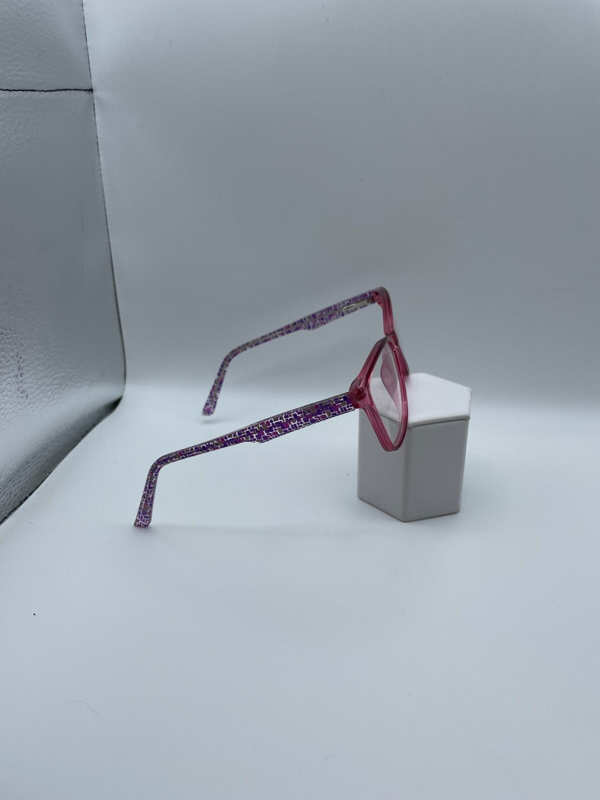 Modern Optical Brand Symbolic Model 54 Eye Purple Crystal NEW