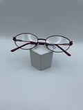 Modern Optical Brand Nella Model 52 Eye Matte Burgundy NEW