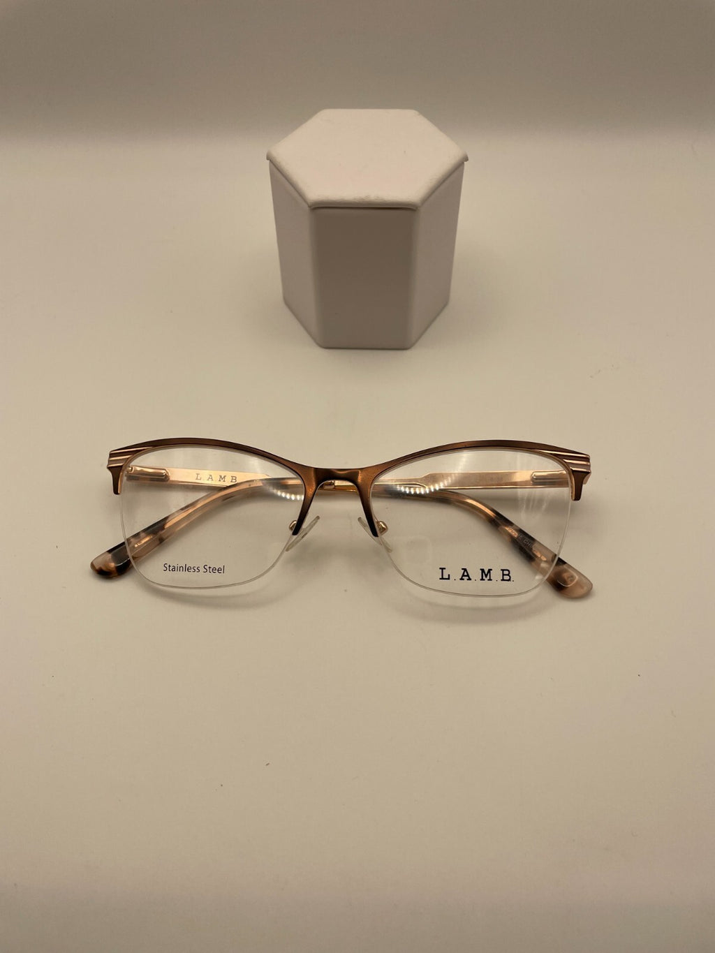 L.A.M.B. Brand LA072 Model 53 Eye BRN NEW