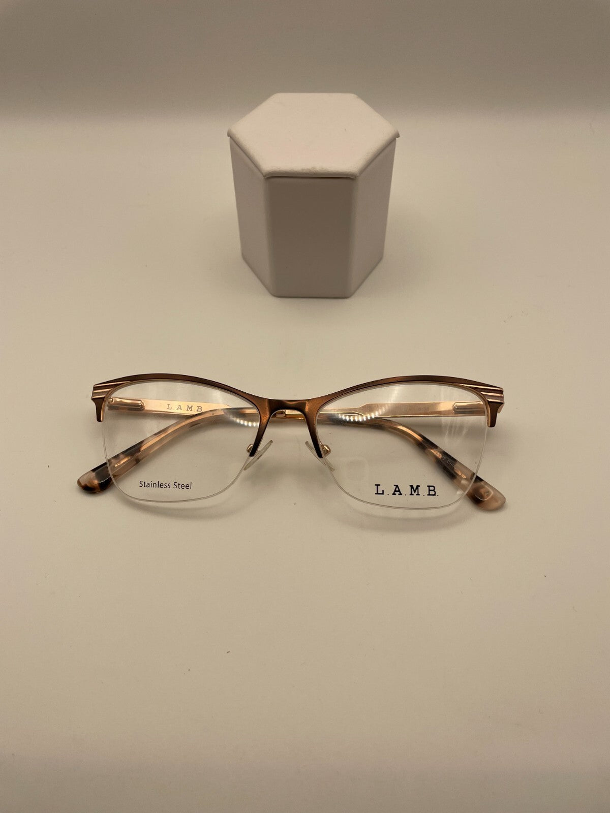 L.A.M.B. Brand LA072 Model 53 Eye BRN NEW