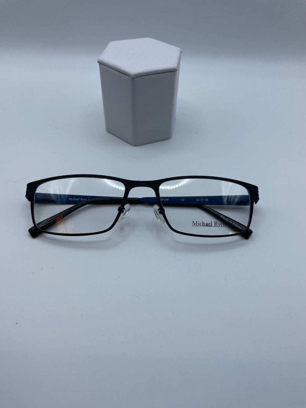 Michael Ryen Brand MR-248 Model 54 Eye Chocolate / Navy NEW