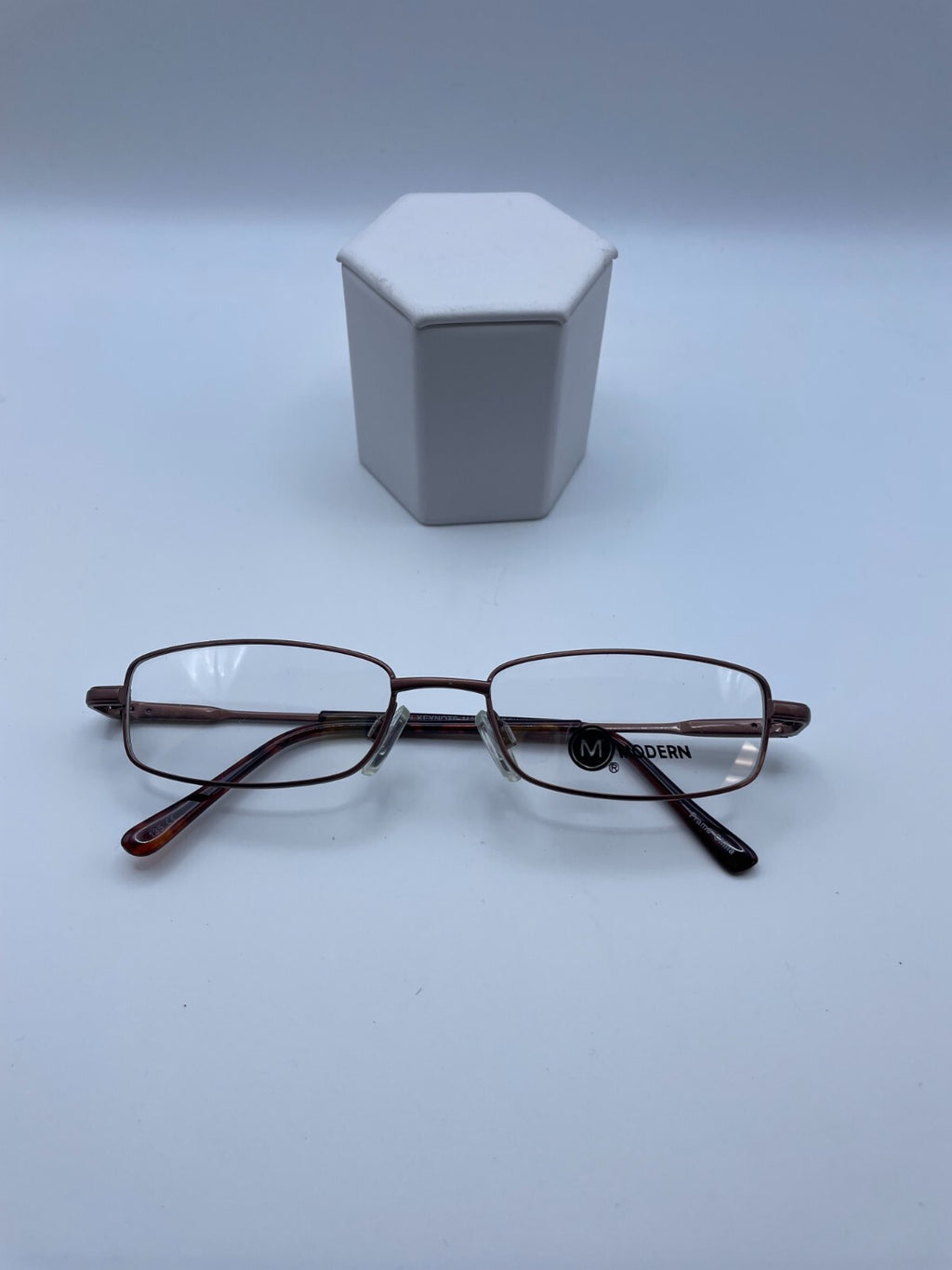 Modern Optical Brand Keynote Model 51 Eye Matte Brown NEW