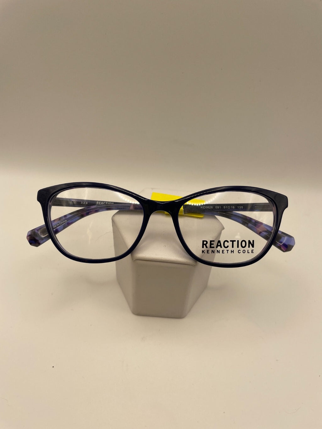 Kenneth Cole Reaction Brand KC0826 Model 51 Eye Purple Havana NEW