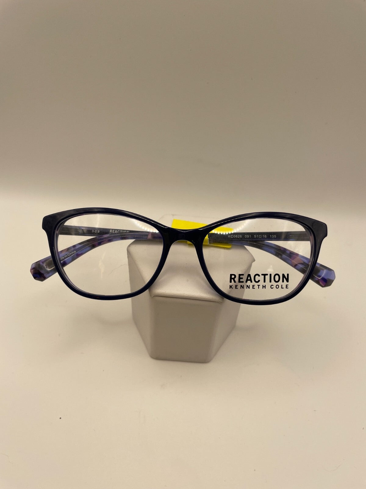 Kenneth Cole Reaction Brand KC0826 Model 51 Eye Purple Havana NEW