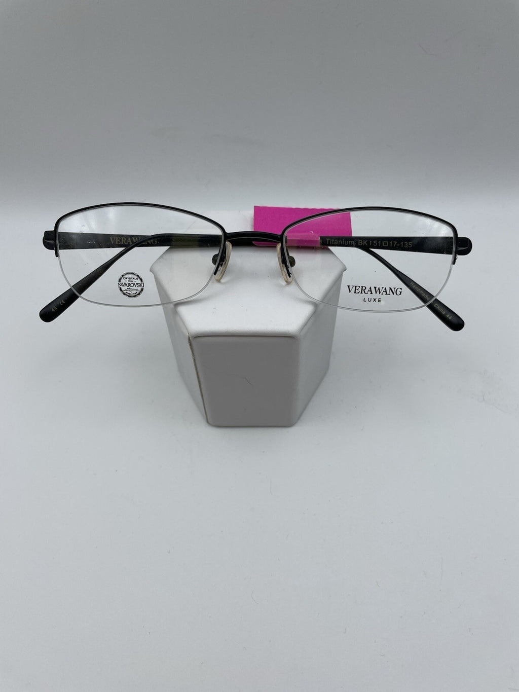 VERA WANG Brand Galaxia Model 51 Eye Titanium Black NEW