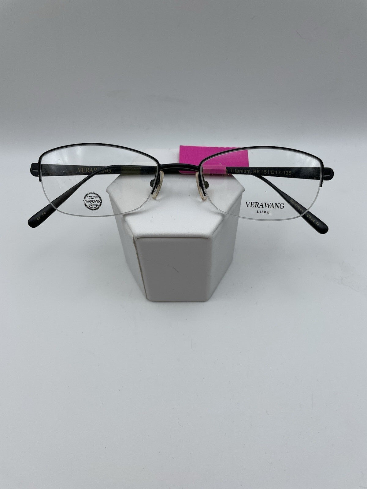 VERA WANG Brand Galaxia Model 51 Eye Titanium Black NEW