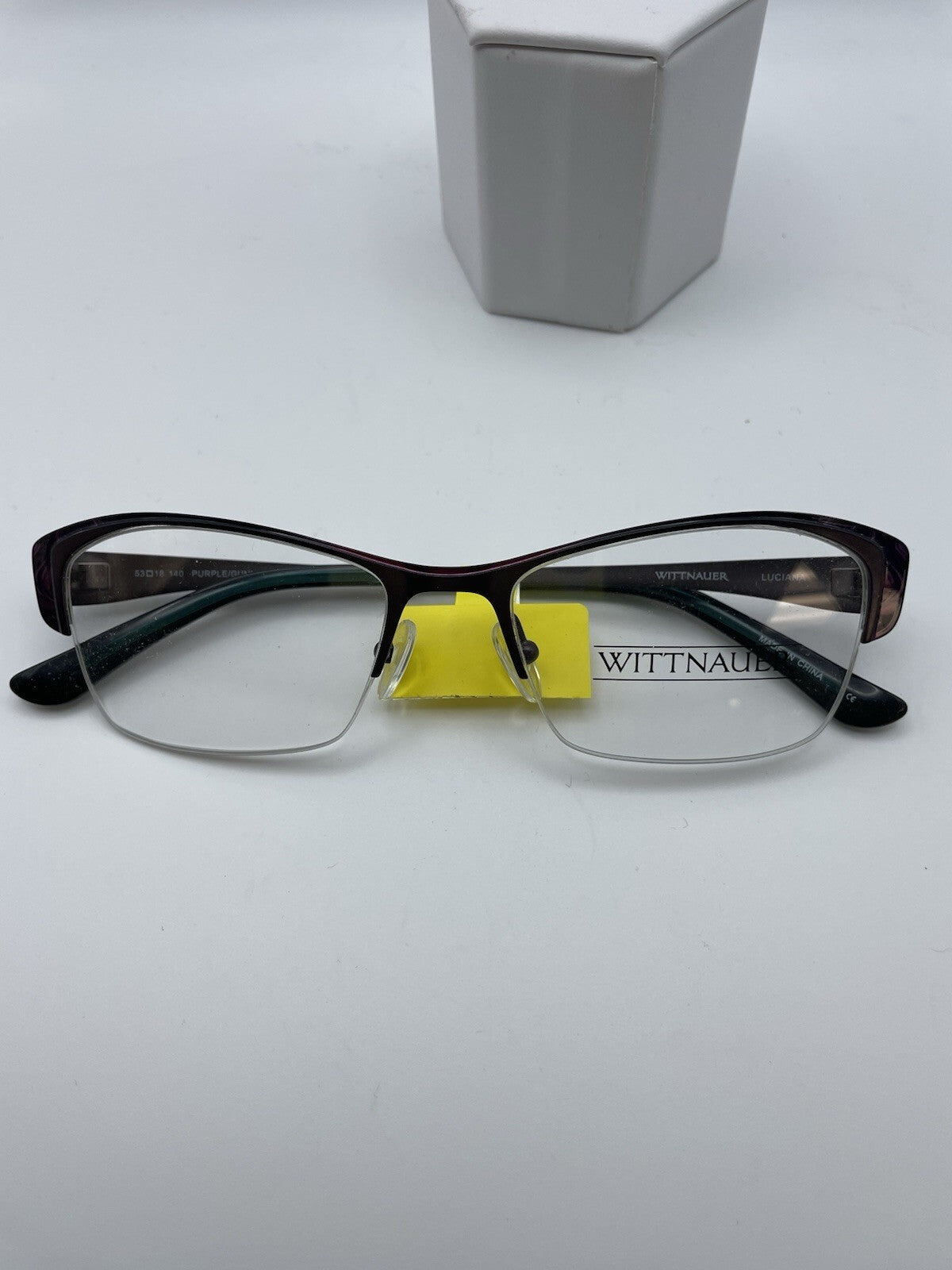 Wittnauer Brand Luciana Model 53 Eye Purple /Gunmetal NEW