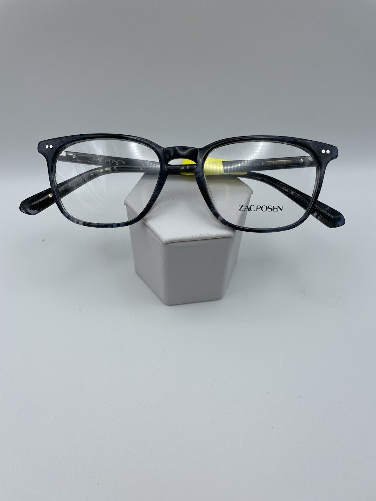 Zac Posen Brand Sylvester Model 51 Eye Navy NEW