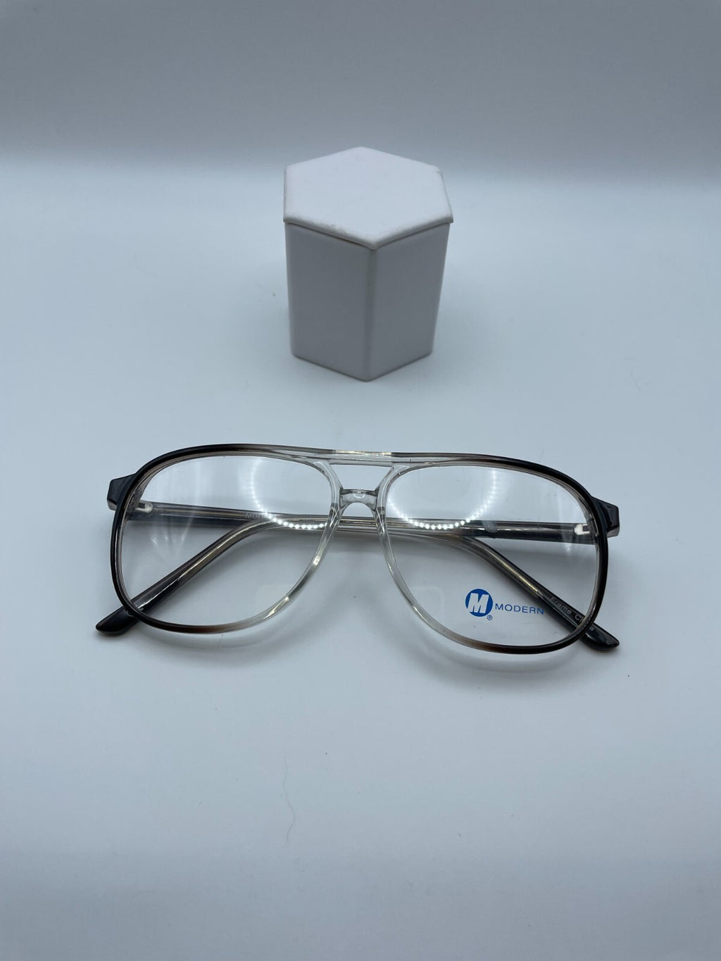 Modern Optical Brand Everett Model 58 Eye Grey NEW