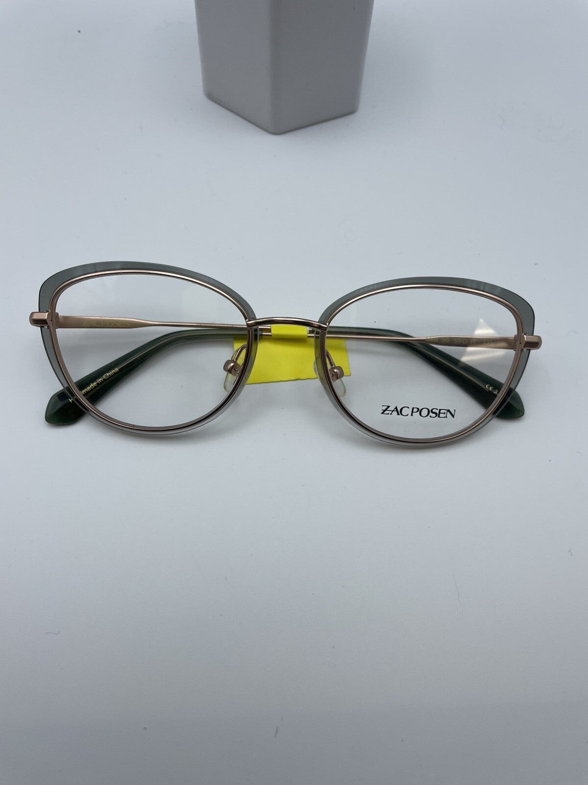Zac Posen Brand Liesl Model 50 Eye Sage Green NEW
