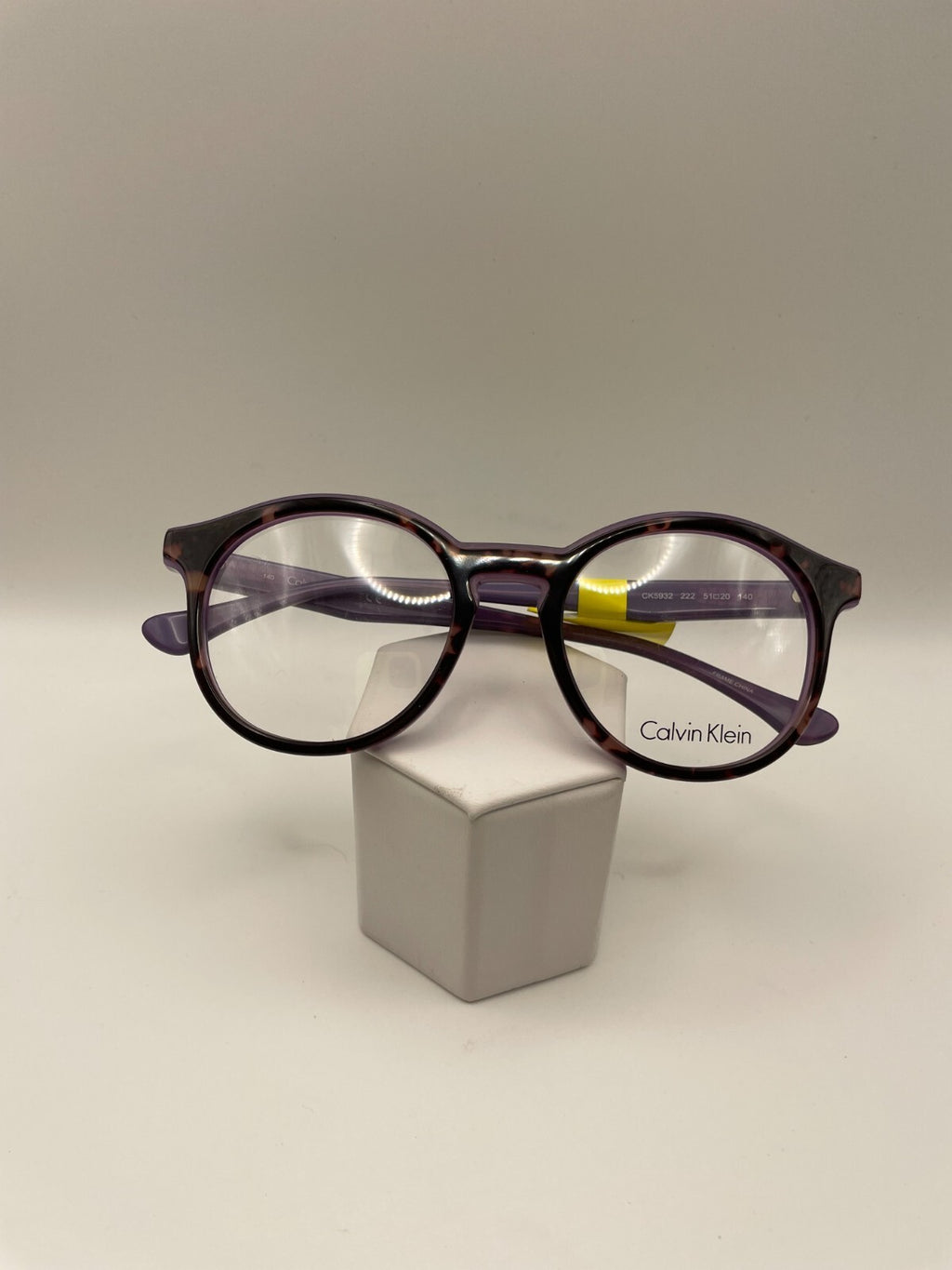 Calvin Klein Brand CK5932 Model 51 Eye Purple Tort NEW