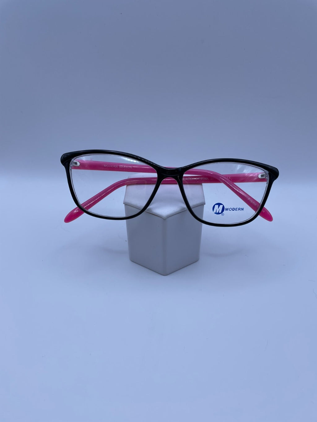 Modern Optical Brand Reason Model 58 Eye Black/Pink NEW
