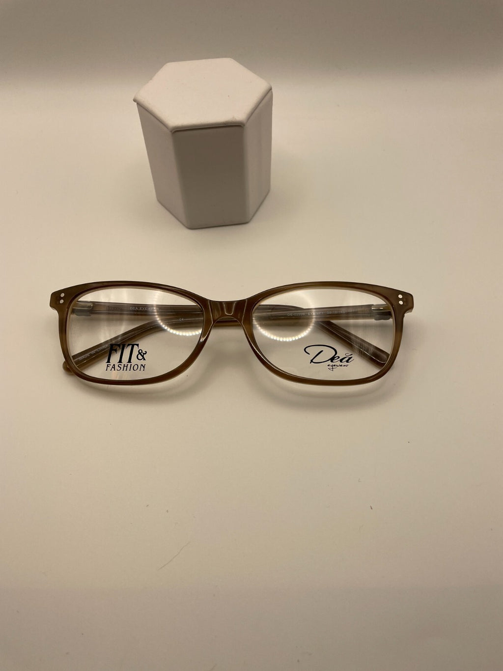 Dea Eyewear Brand DE-02036 Eye Spy Model 58 Eye Brown NEW