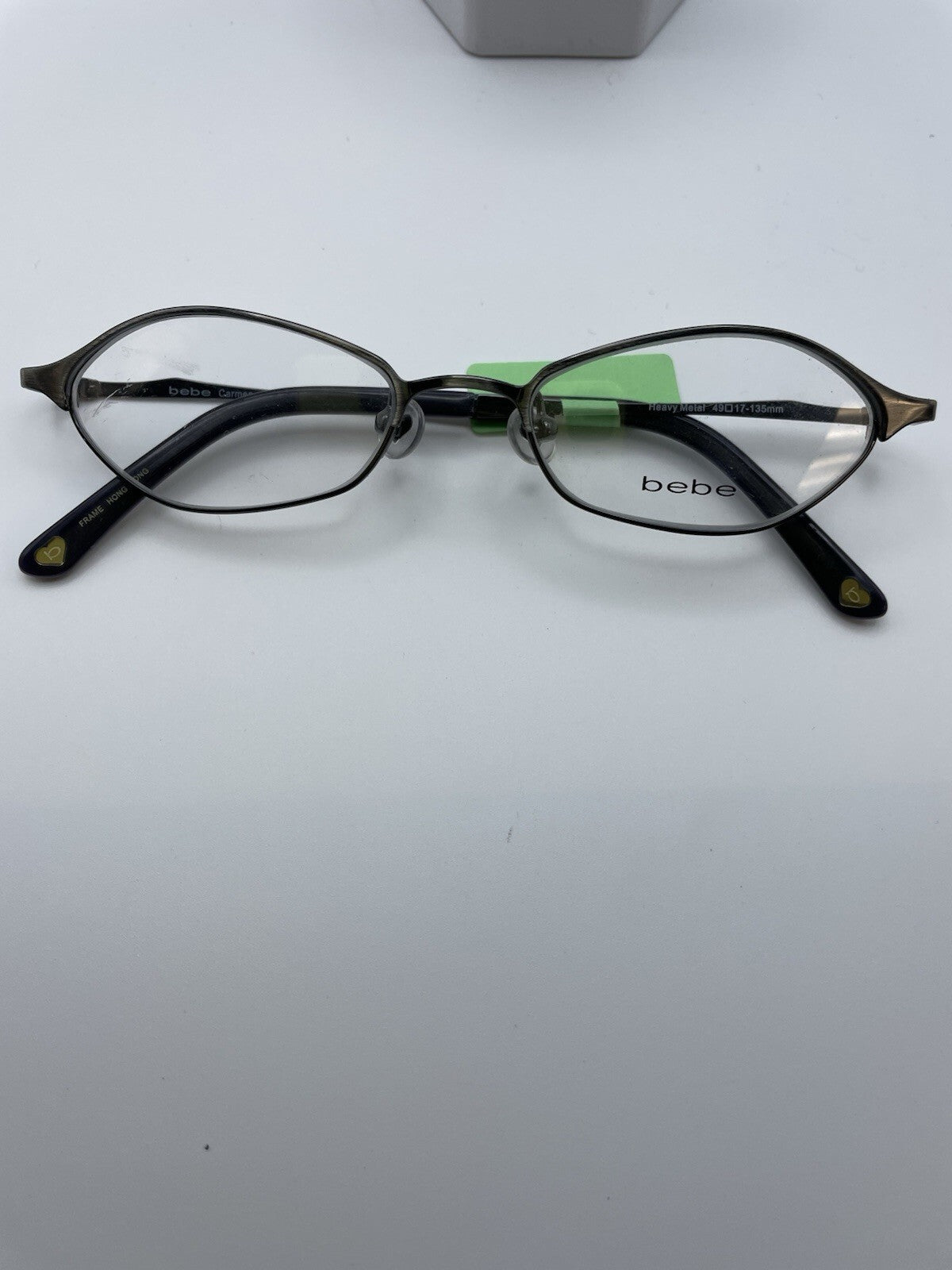 Bebe Brand Carmen Model 49 Eye Heavy Metal NEW