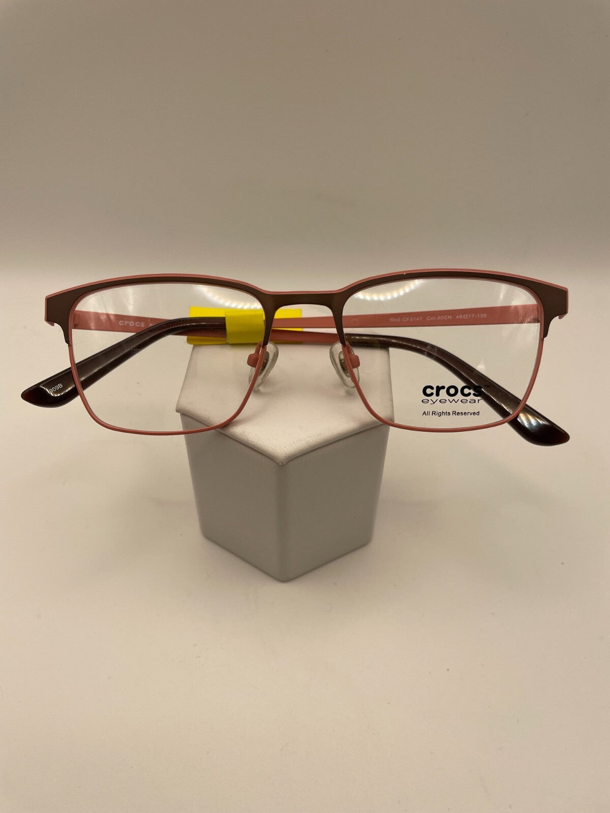 CROCS Eyewear Brand CF3147 Model 49 Eye Pink NEW