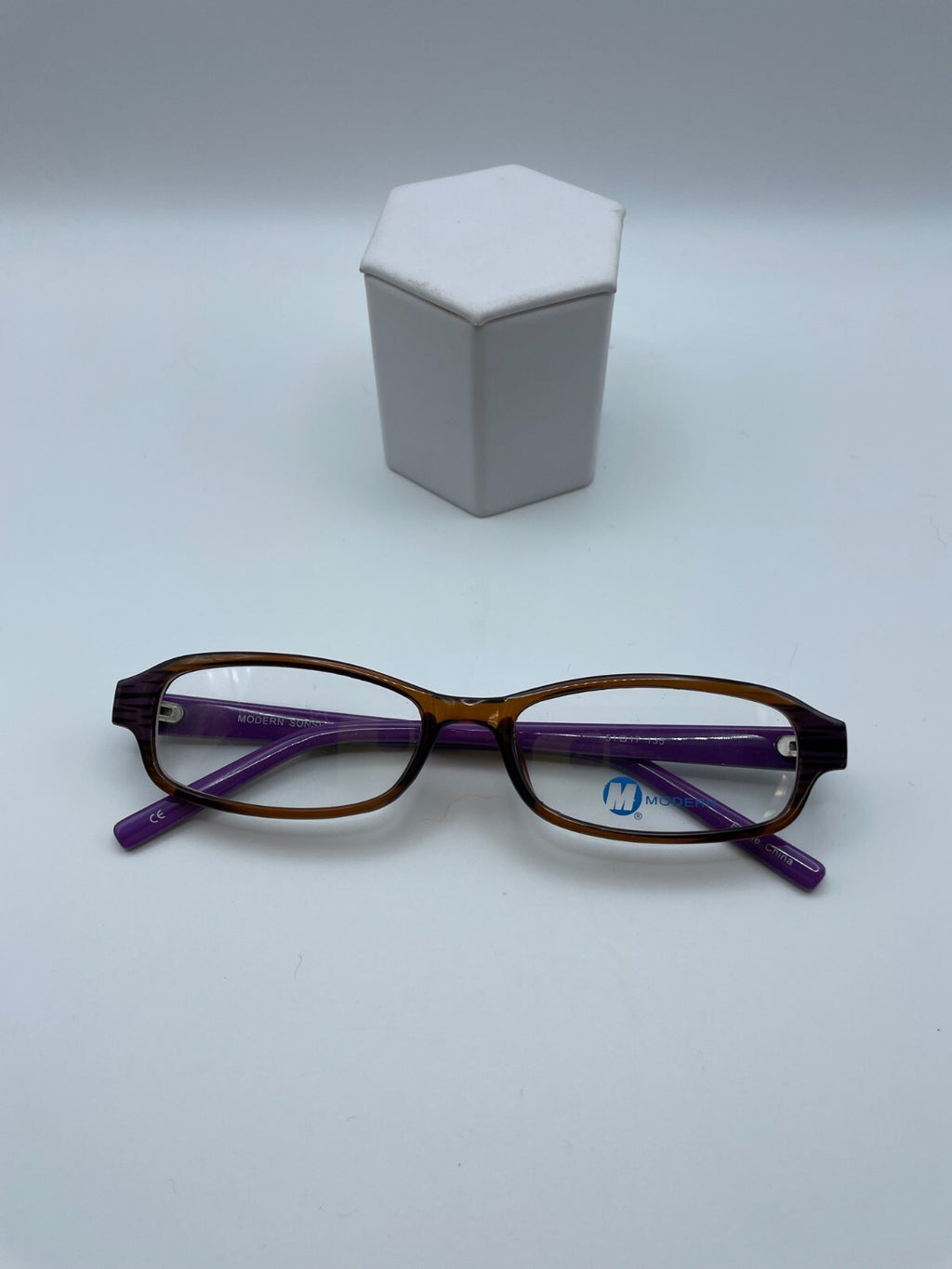 Modern Optical Brand Sunset Model 51 Eye Grey/Purple NEW
