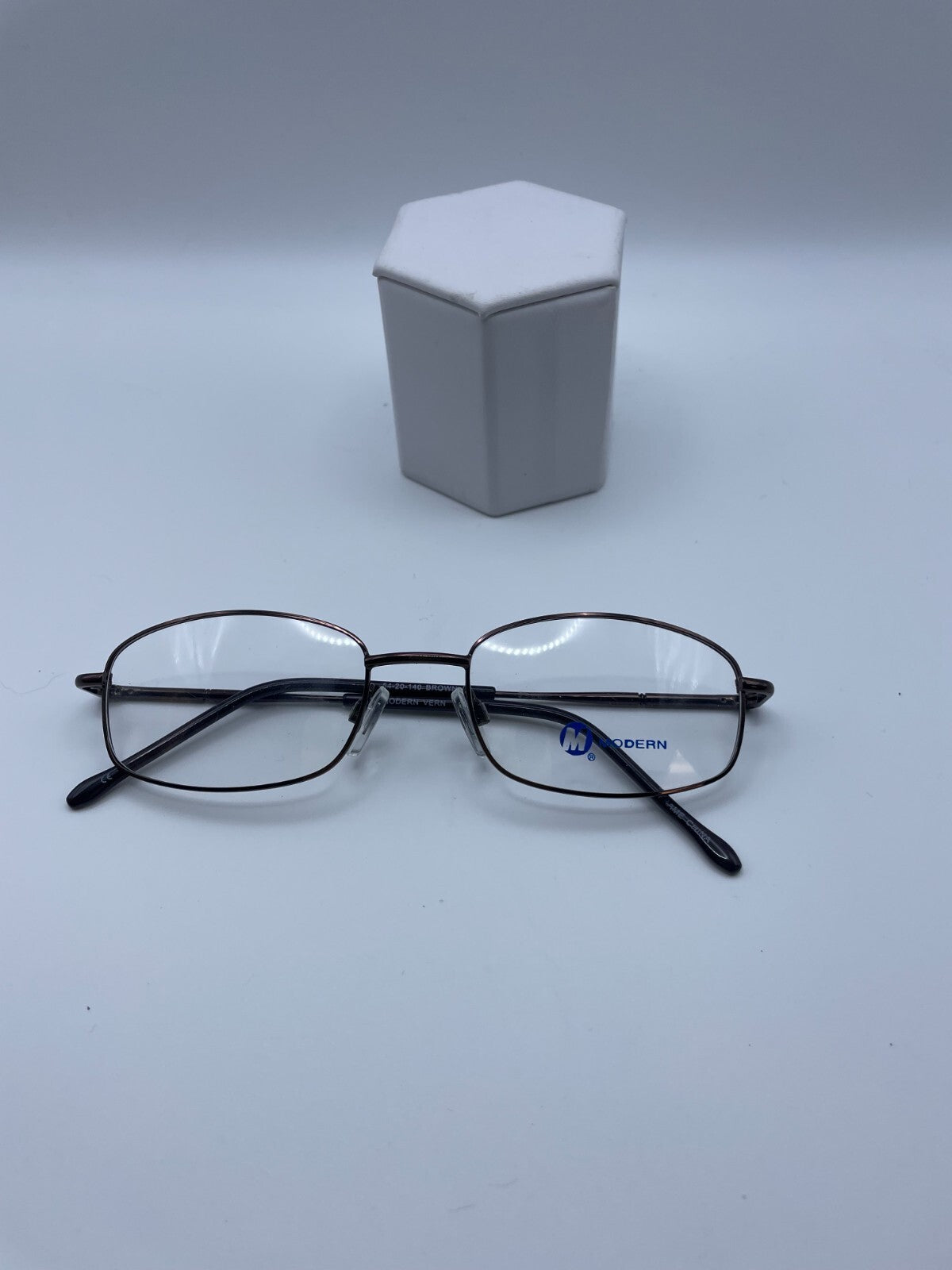 Modern Optical Brand Vern Model 54 Eye Brown NEW