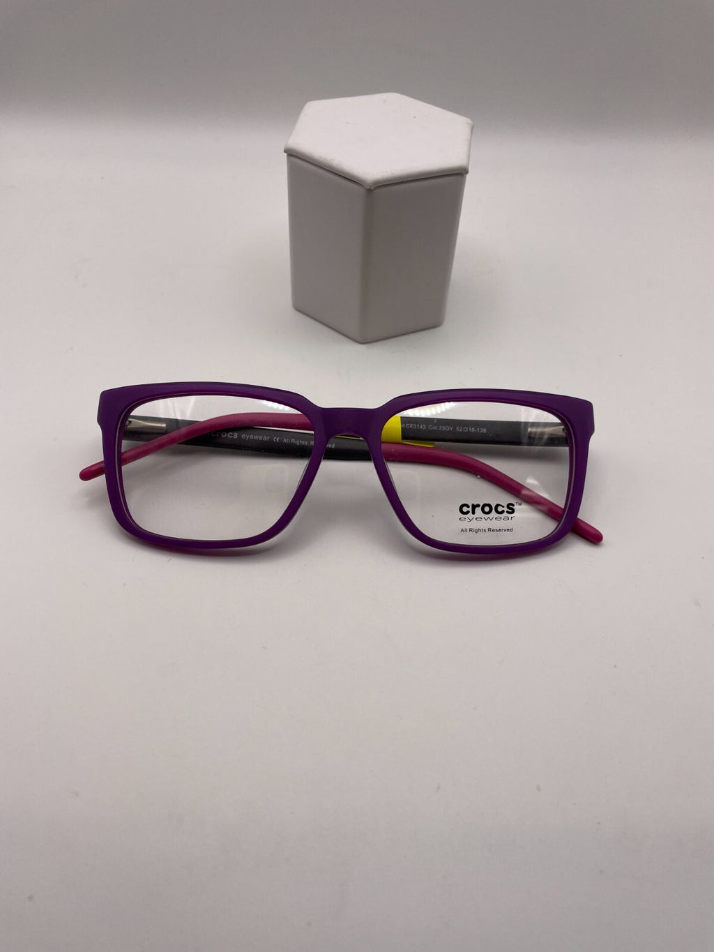 CROCS Eyewear Brand CF3143 Model 52 Eye Purple NEW