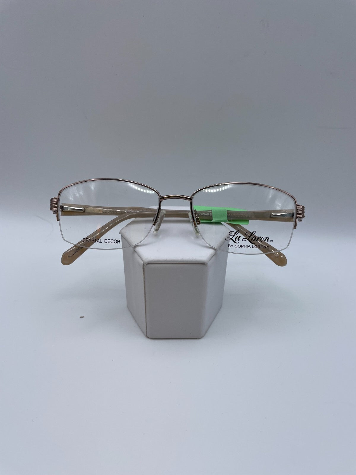 La Loren By Sophia Loren Eyewear Brand 945 Model 54 Eye Gold NEW