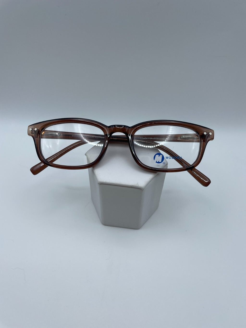 Modern Optical Brand Falcon Model 47 Eye Brown NEW