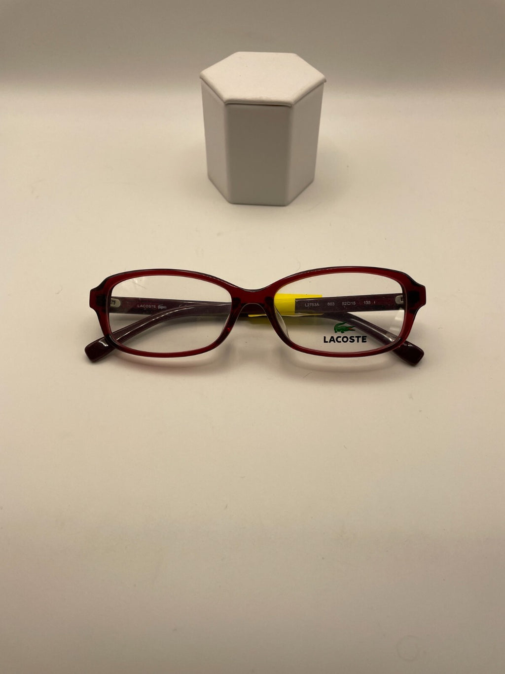 Lacoste Brand L2753A Model 52 Eye Red NEW