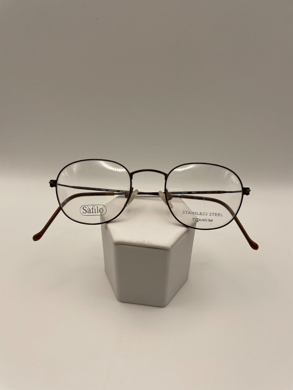 Safilo Brand Team 7804/N Model 46 Eye Antique Havana NEW