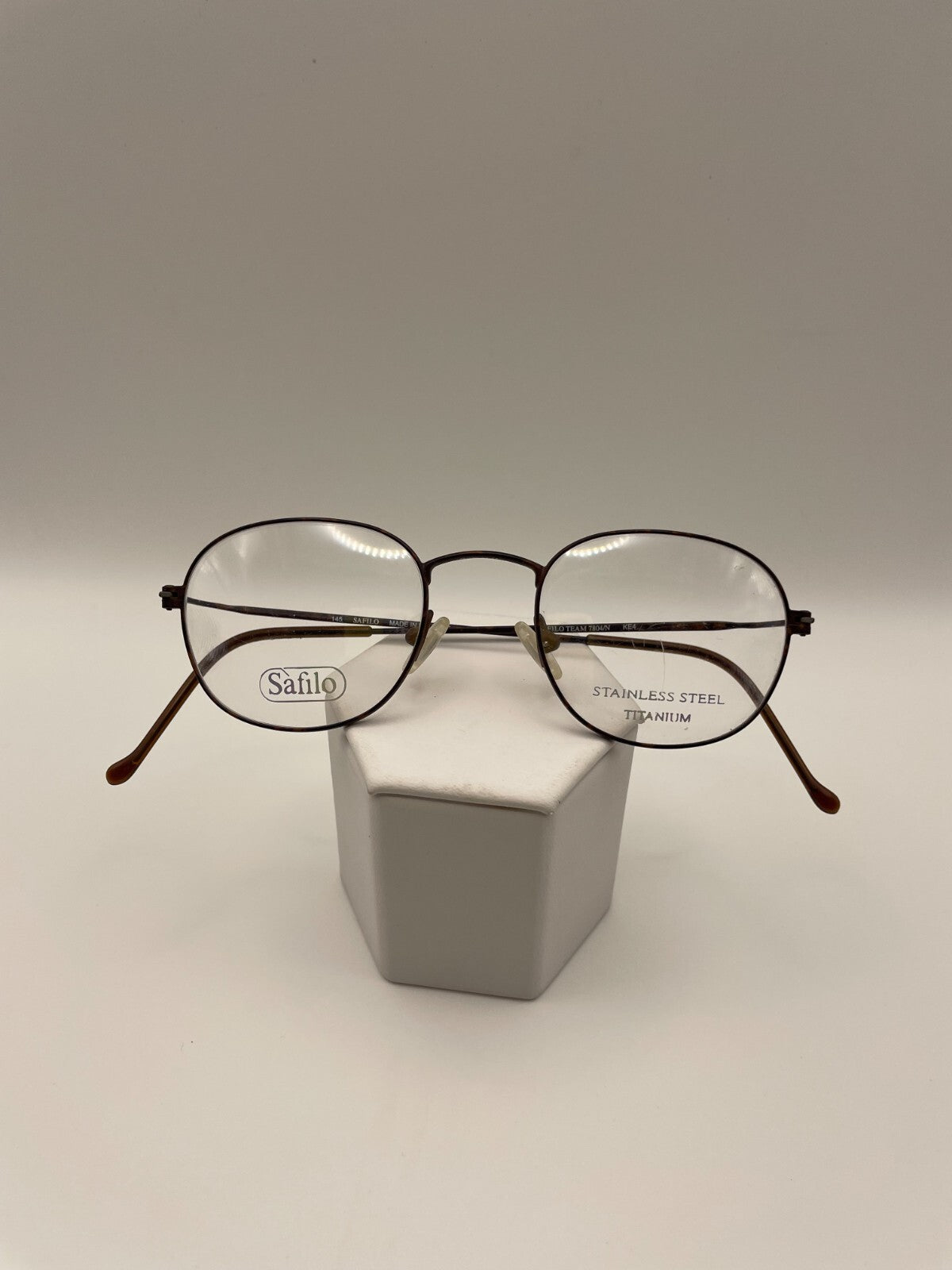 Safilo Brand Team 7804/N Model 46 Eye Antique Havana NEW