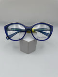 Oscar de la Renta Brand ODLR504 Model 55 Eye Blue NEW
