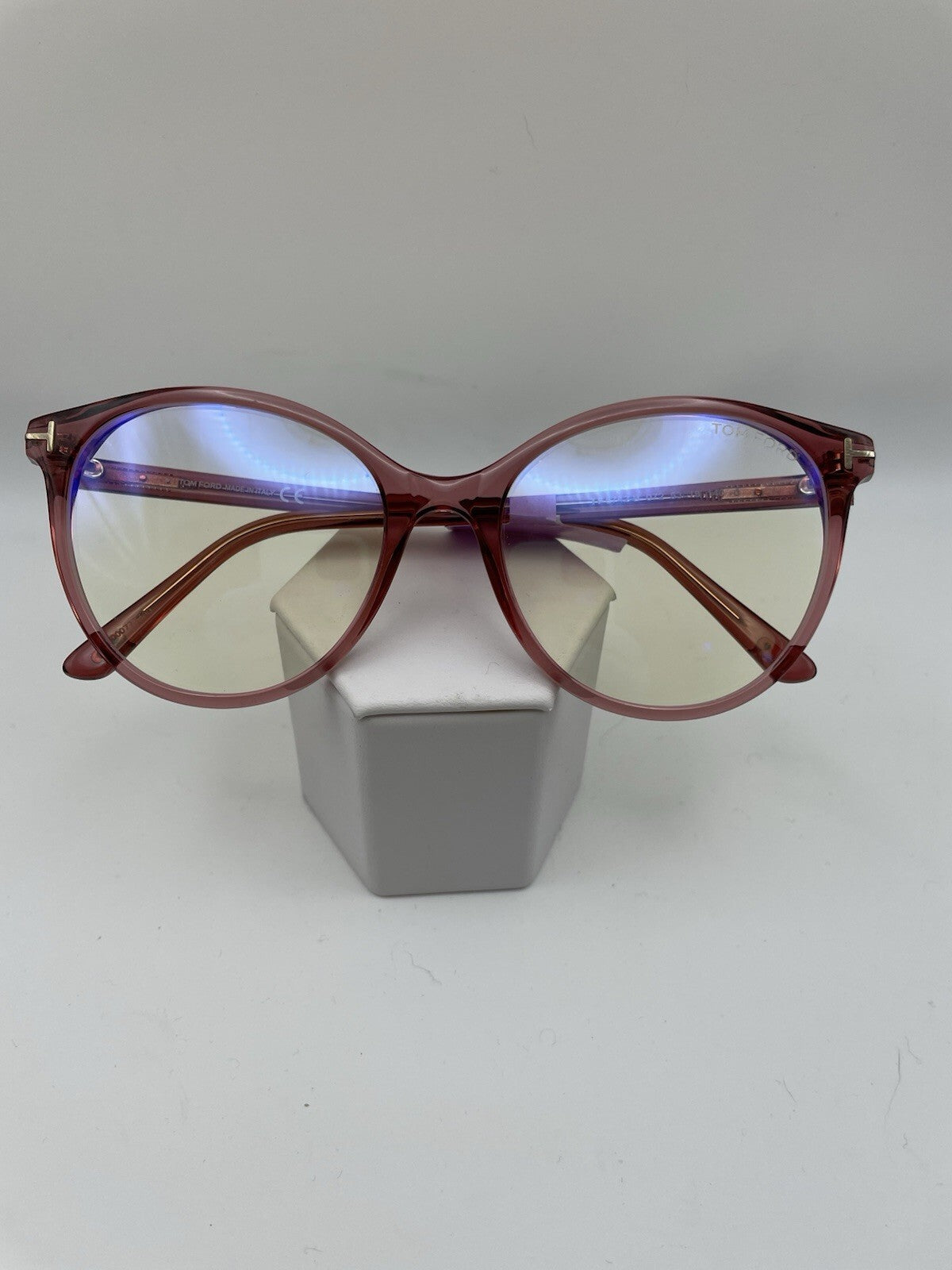 TOM FORD Brand TF 5742-B Model 53 Eye Pink Crystal NEW