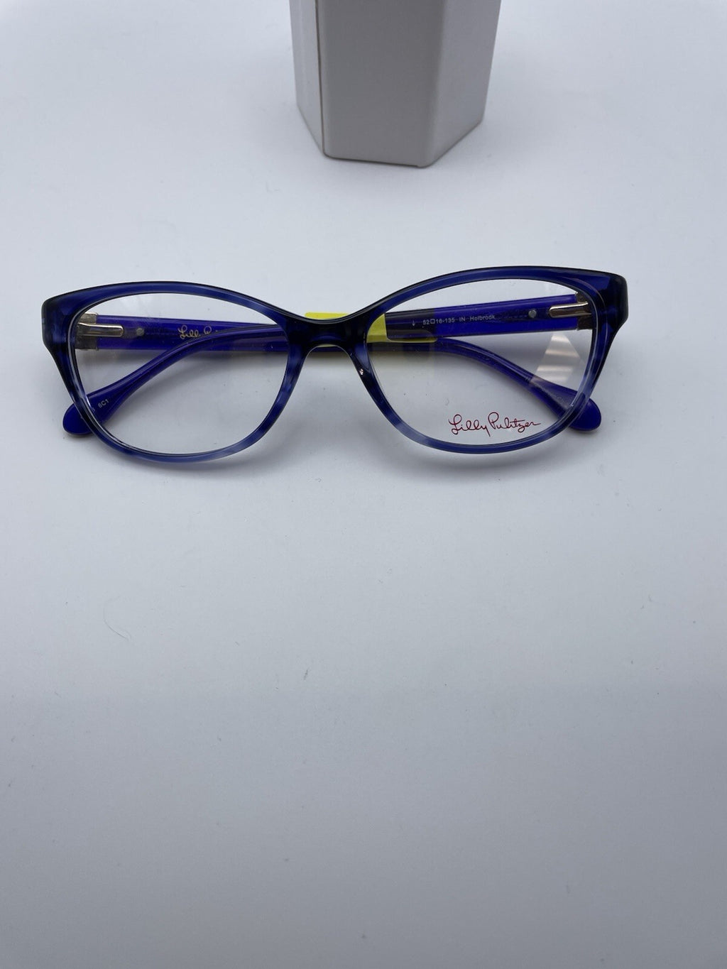 Lily Pulitzer Brand Holbrook Model 52 Eye Indigo NEW